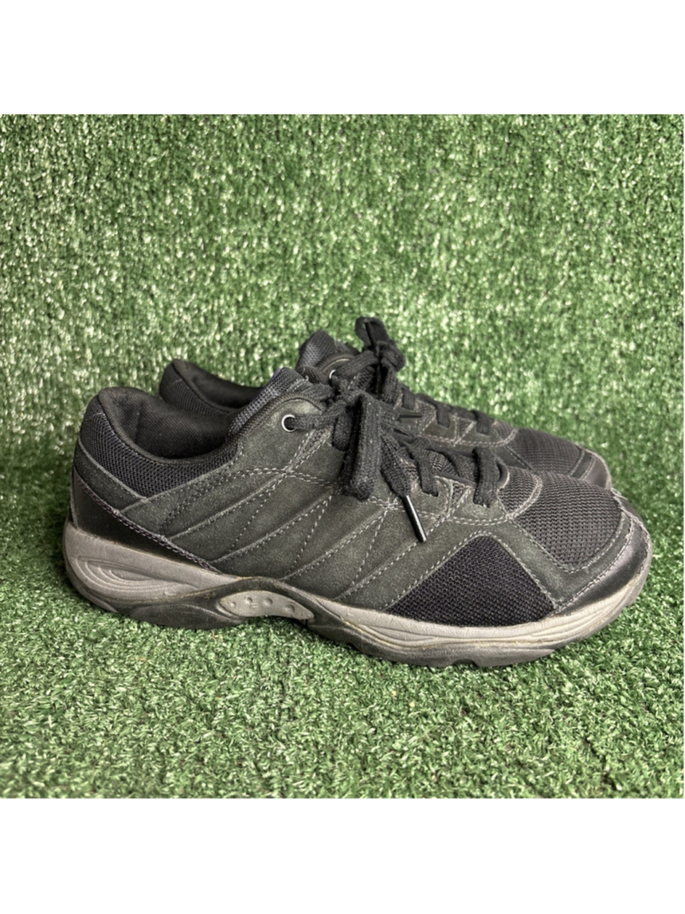 EASY SPIRIT EXPLORE 24 WOMENS BLACK SNEAKERS SHOES SZ 9 M